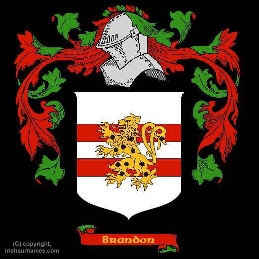 Brandon Family Crest, Click Here to get Bargain Brandon Coat of Arms Gifts