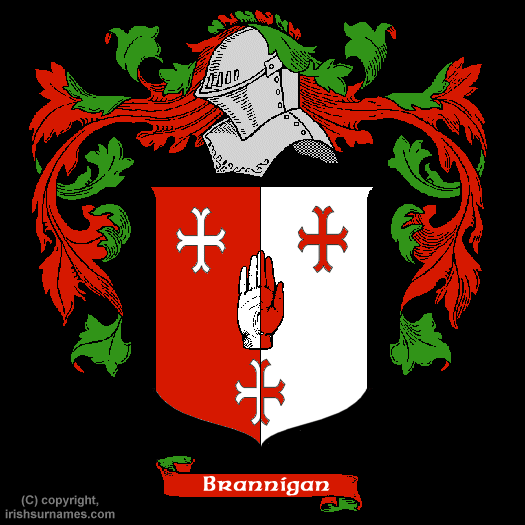 Brannigan Coat of Arms, Family Crest - Click here to view