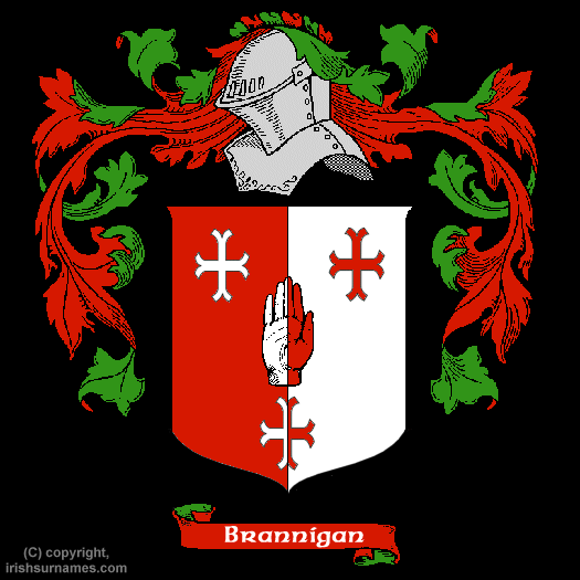 Brannigan Family Crest, Click Here to get Bargain Brannigan Coat of Arms Gifts