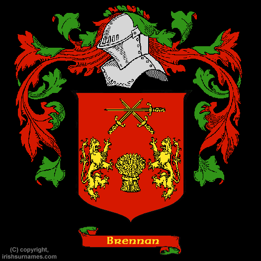 Brennan Coat of Arms, Family Crest - Free Image to View - Brennan Name ...