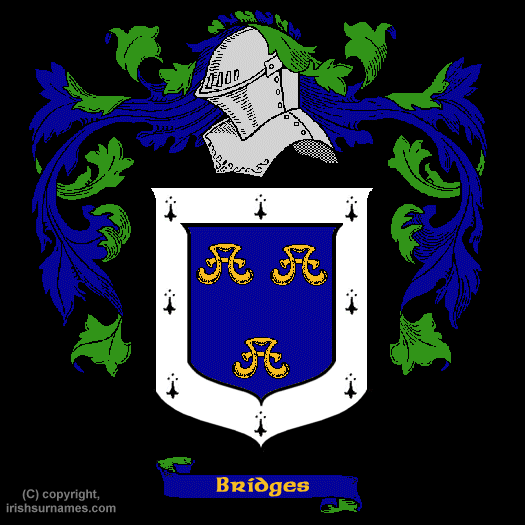 Bridges Family Crest, Click Here to get Bargain Bridges Coat of Arms Gifts