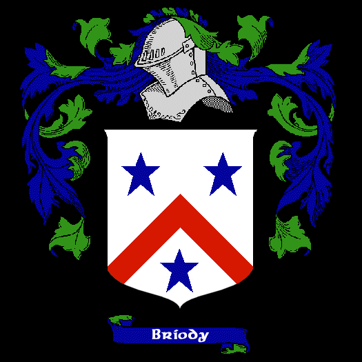 Briody Coat of Arms, Family Crest - Click here to view