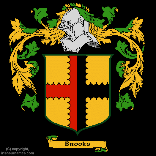 Brooks Coat of Arms, Family Crest - Click here to view