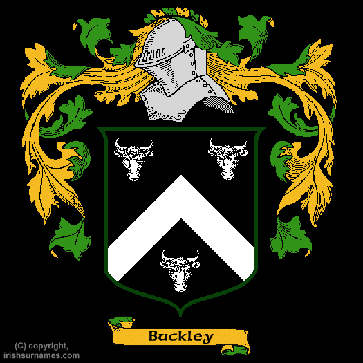 Buckley Family Crest, Click Here to get Bargain Buckley Coat of Arms Gifts