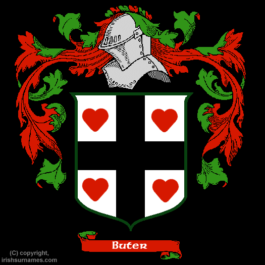 Buter Coat of Arms, Family Crest - Click here to view