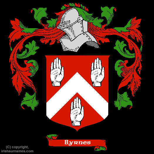 Byrnes Family Crest, Click Here to get Bargain Byrnes Coat of Arms Gifts