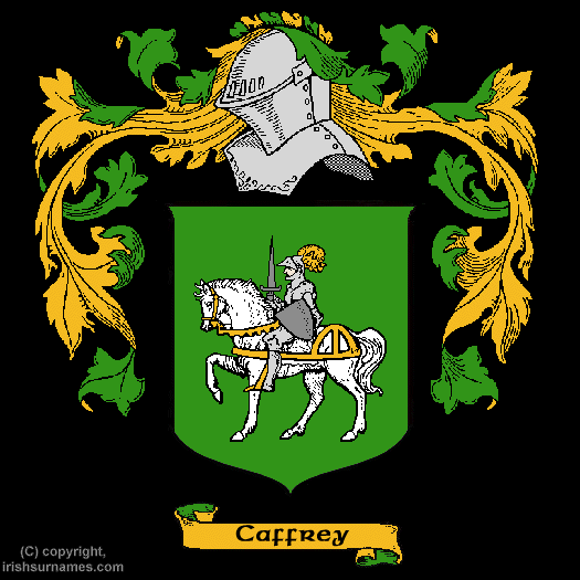 Caffrey Coat of Arms, Family Crest - Click here to view