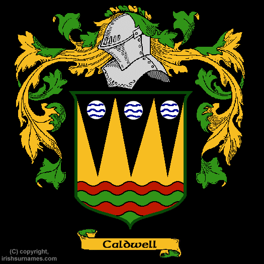 Caldwell Coat of Arms, Family Crest - Click here to view