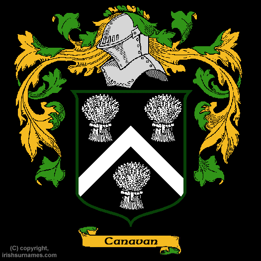 Canavan Coat of Arms, Family Crest - Click here to view
