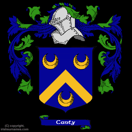 Canty Family Crest, Click Here to get Bargain Canty Coat of Arms Gifts