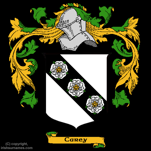 Carey Coat of Arms, Family Crest - Click here to view