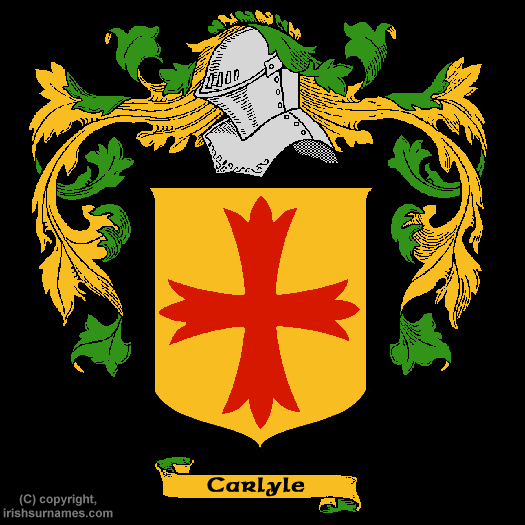 Carlyle Coat of Arms, Family Crest - Click here to view