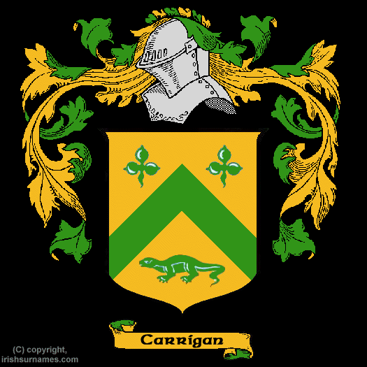 Carrigan Family Crest, Click Here to get Bargain Carrigan Coat of Arms Gifts