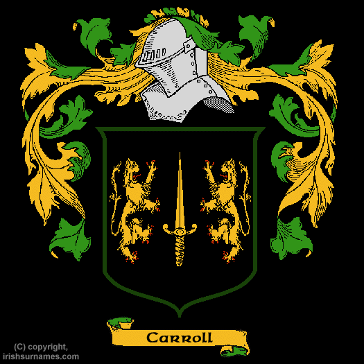 Carroll Coat of Arms, Family Crest - Click here to view