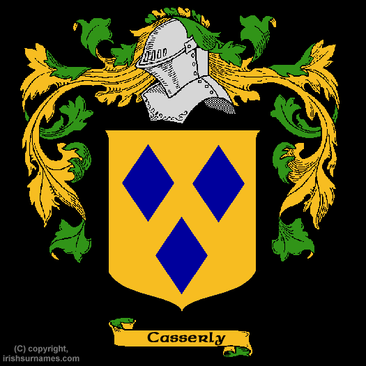 Casserly Coat of Arms, Family Crest - Click here to view