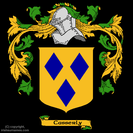 Casserly Family Crest, Click Here to get Bargain Casserly Coat of Arms Gifts