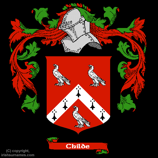 Childe Coat of Arms, Family Crest - Click here to view