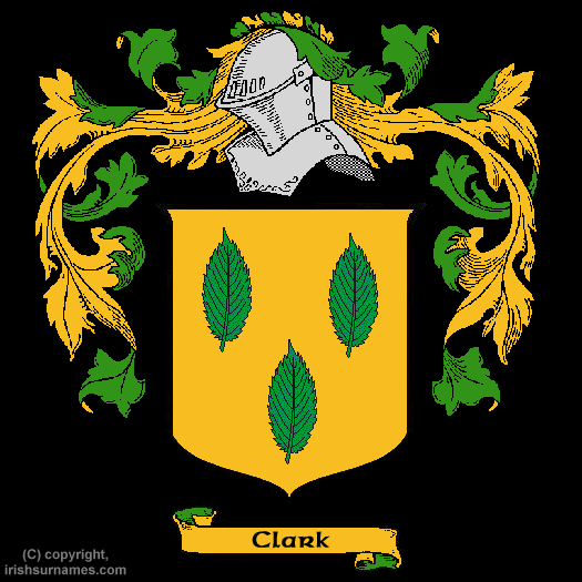 Clark Coat of Arms, Family Crest - Click here to view