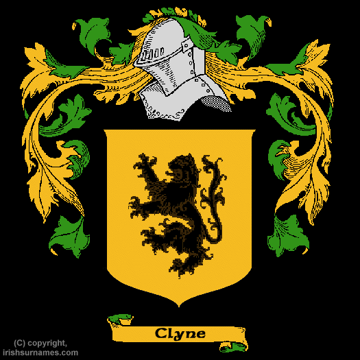 Clyne Coat of Arms, Family Crest - Click here to view