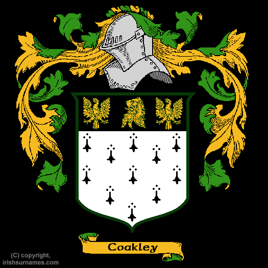 Coakley / Coat of Arms, Family Crest - Click here to view