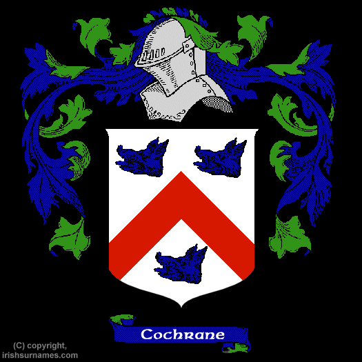 Cochrane Coat of Arms, Family Crest - Click here to view