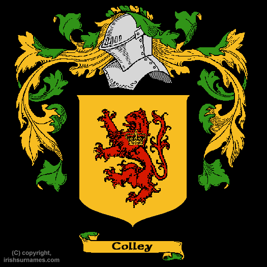 Colley Coat of Arms, Family Crest - Click here to view