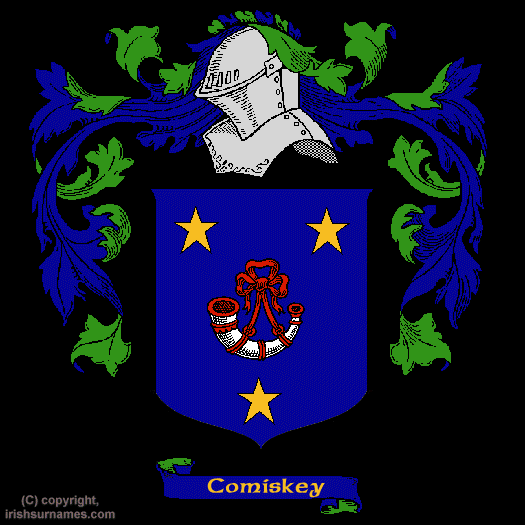 Comiskey Coat of Arms, Family Crest - Click here to view