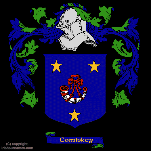 Comiskey Family Crest, Click Here to get Bargain Comiskey Coat of Arms Gifts