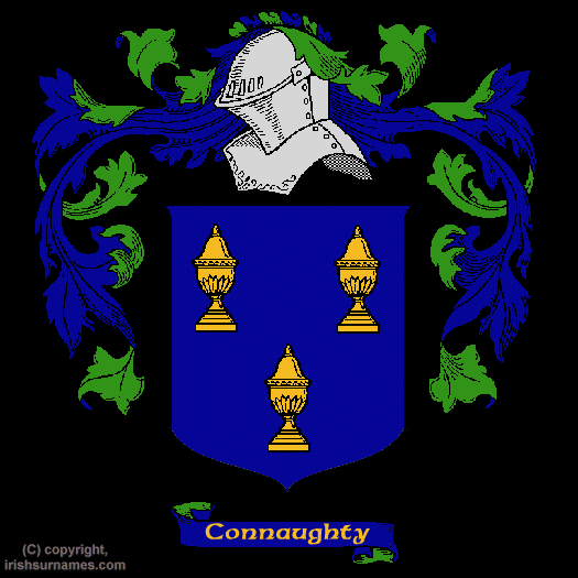 Connaughty Coat of Arms, Family Crest - Click here to view