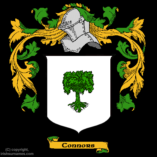 Connors Family Crest, Click Here to get Bargain Connors Coat of Arms Gifts