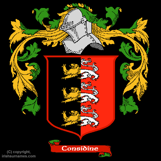 Considine Family Crest, Click Here to get Bargain Considine Coat of Arms Gifts