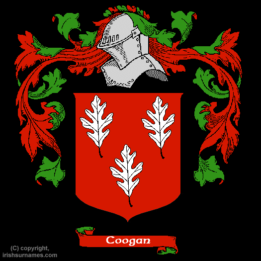 Coogan Coat of Arms, Family Crest - Click here to view