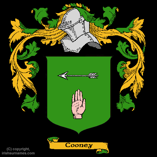 Cooney Coat of Arms, Family Crest - Click here to view