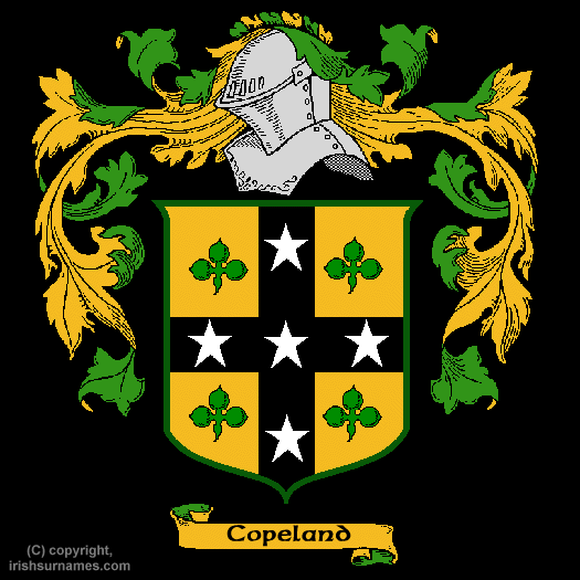 Copeland Family Crest, Click Here to get Bargain Copeland Coat of Arms Gifts