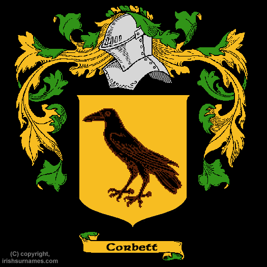 Corbett Family Crest, Click Here to get Bargain Corbett Coat of Arms Gifts