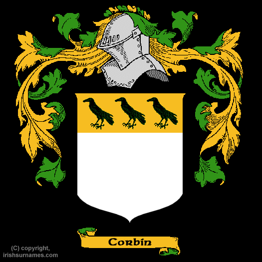 Corbin / / Coat of Arms, Family Crest - Click here to view
