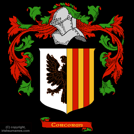 Corcoran Family Crest, Click Here to get Bargain Corcoran Coat of Arms Gifts