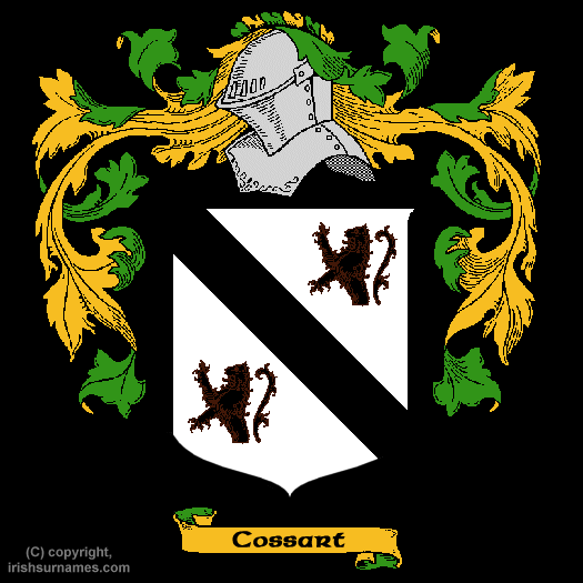 Cossart Coat of Arms, Family Crest - Click here to view