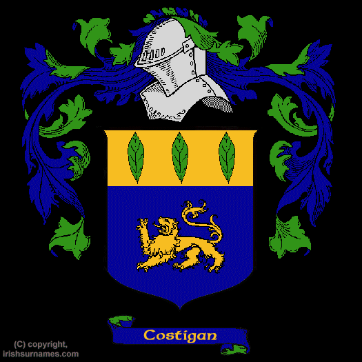 Costigan Family Crest, Click Here to get Bargain Costigan Coat of Arms Gifts