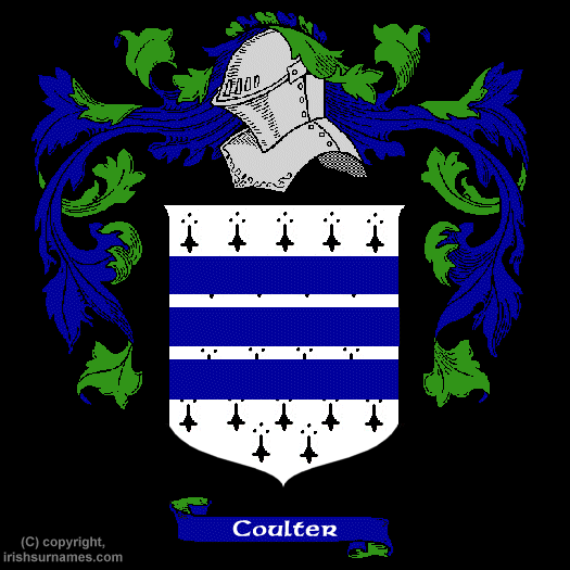 Coulter Family Crest, Click Here to get Bargain Coulter Coat of Arms Gifts