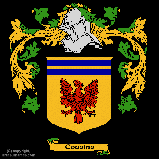 Cousins Coat of Arms, Family Crest - Click here to view