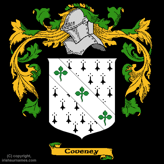 Coveney Family Crest, Click Here to get Bargain Coveney Coat of Arms Gifts