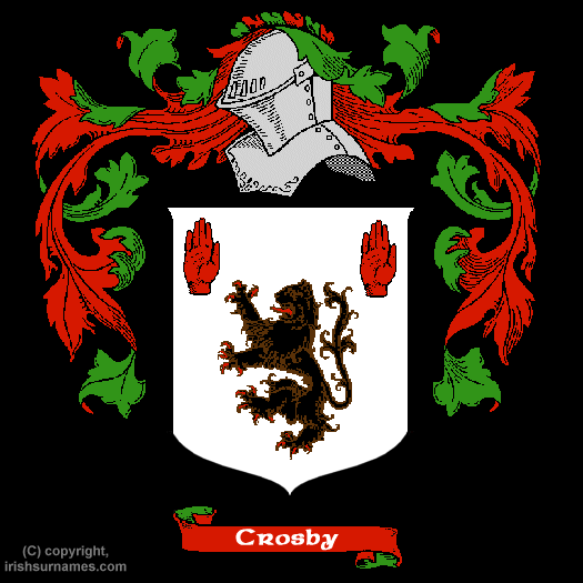 Crosby Coat of Arms, Family Crest - Click here to view