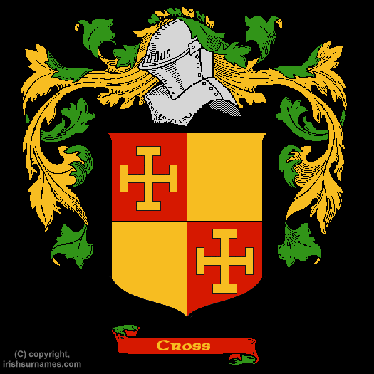 Cross Coat of Arms, Family Crest - Click here to view