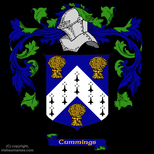 Cummings Coat of Arms, Family Crest - Click here to view