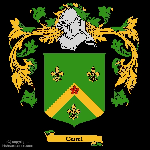 Curl Coat of Arms, Family Crest - Click here to view