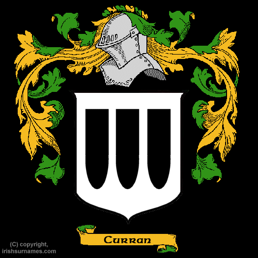 Curran Coat of Arms, Family Crest - Click here to view