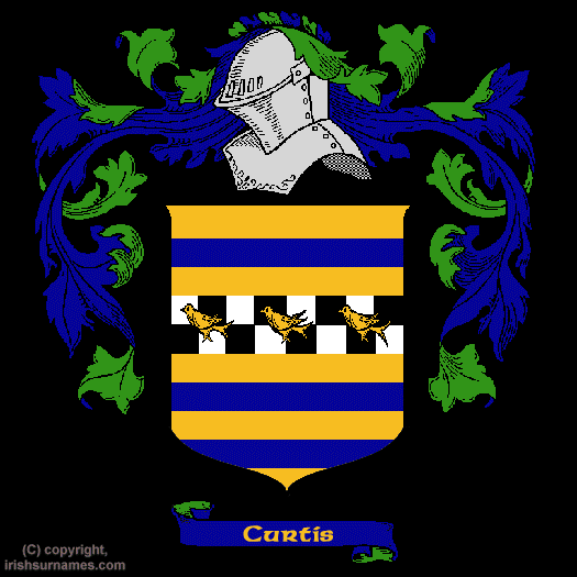 Curtis Coat of Arms, Family Crest - Click here to view
