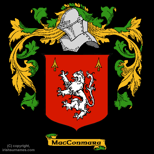Macconmara Coat of Arms, Family Crest - Click here to view