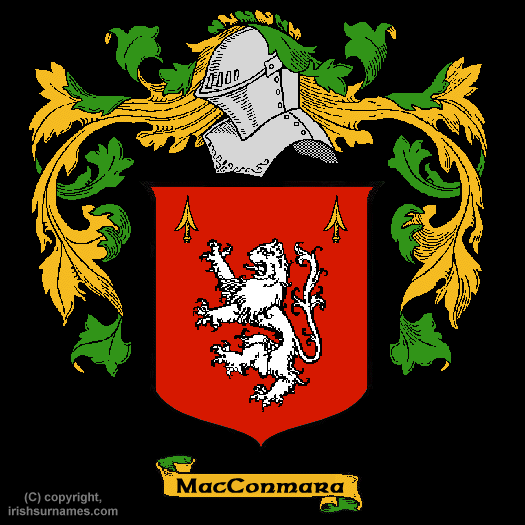 Macconmara Family Crest, Click Here to get Bargain Macconmara Coat of Arms Gifts